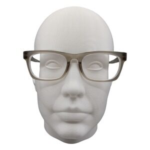 Warby Parker Hetty Wide Eyeglasses Stratus Matte Grey 53-19-140 Rectangular 0127